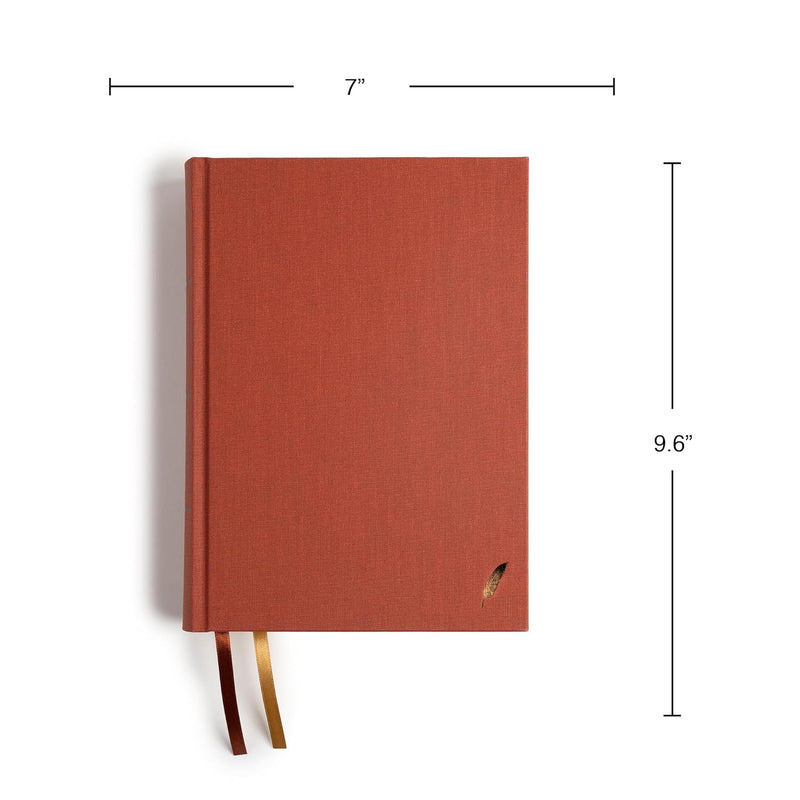 NASB Notetaking Bible, Large Print Edition, Cinnamon Brown Cloth Over Board by Holman Bible Publishers