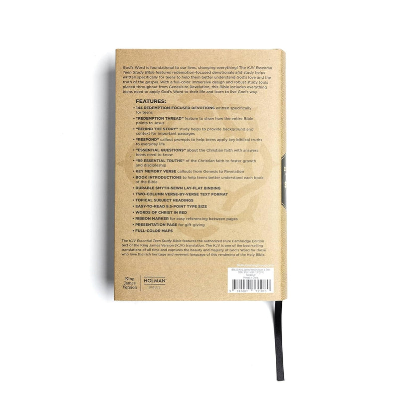 KJV Essential Teen Study Bible – Hardcover by Holman Bible Publishers