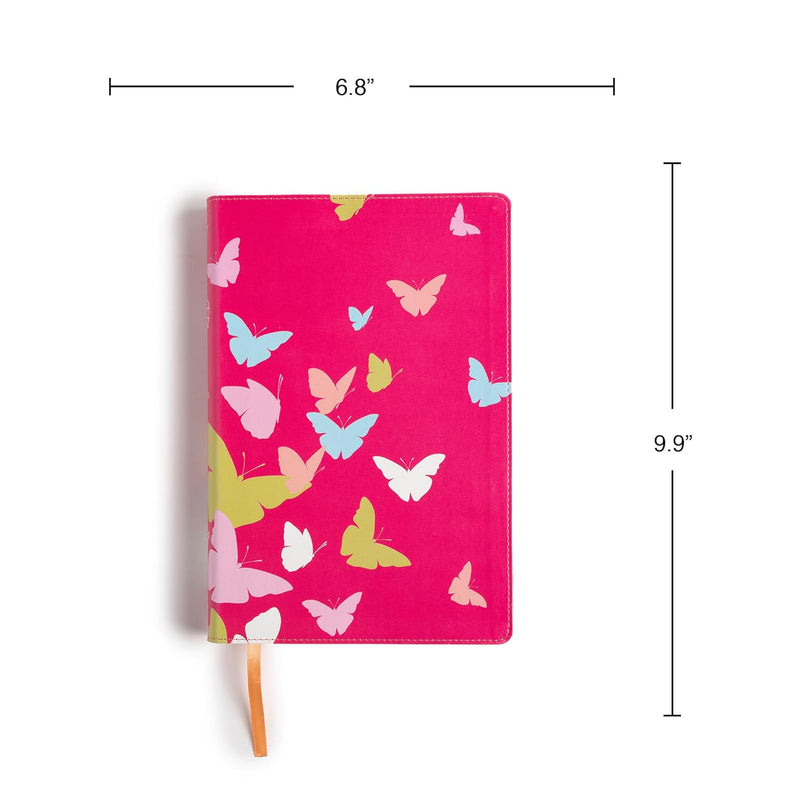 KJV One Big Story Bible, Pink LeatherTouch: Connecting Christ Throughout God's Story by Holman Bible Publishers