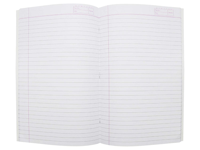 Navneet Youva Brown Cover Soft Bound Long Book - 17 cm x 27 cm, Single Line, 172 Pages, Pack of 12