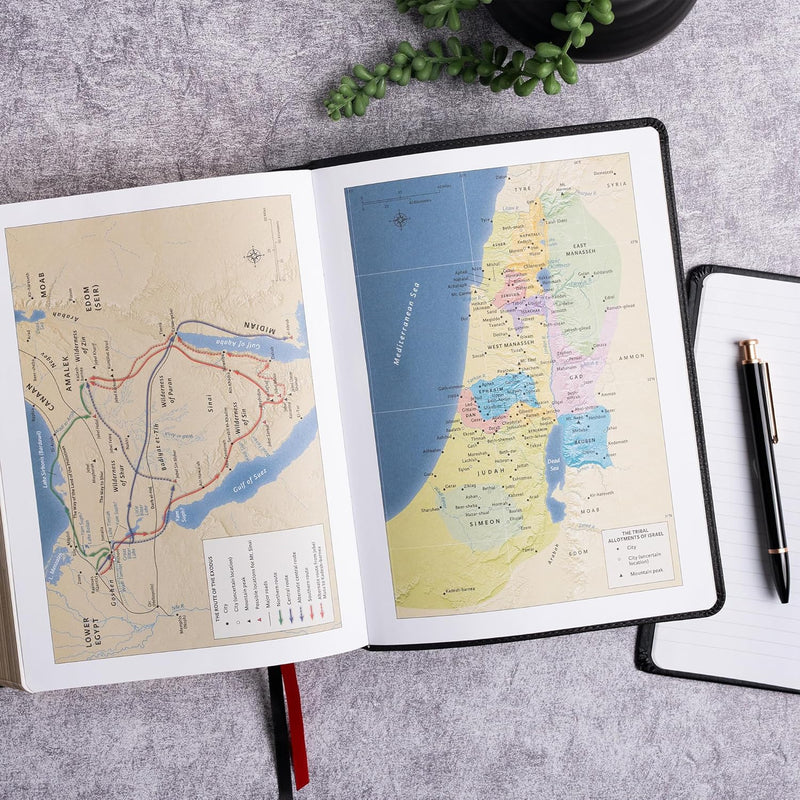 KJV Study Bible, Large Print Edition, Black Leathertouch Imitation Leather by Holman Bible Publishers