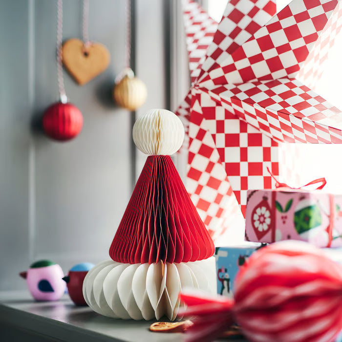 IKEA VINTERFINT Decoration, Santa Claus hat red/white, 23 cm (9 ")