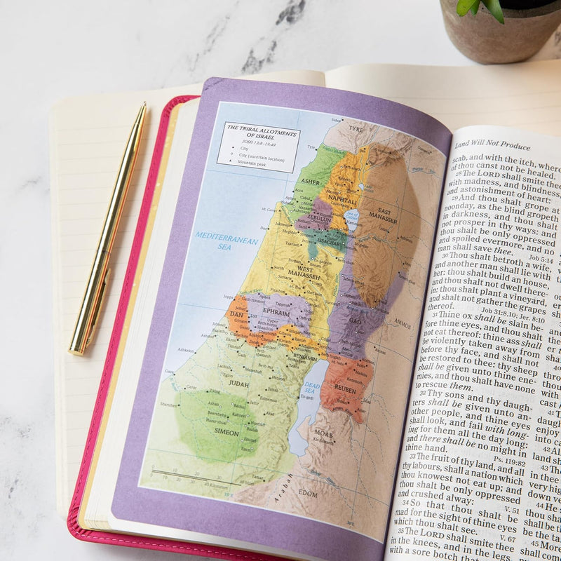 KJV Kids Bible – Pink Leather touch by Holman Bible Publishers