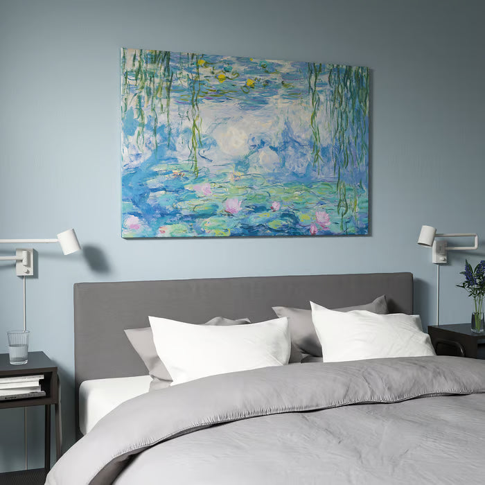 IKEA BJÖRKSTA Picture, Water Lilies II, 118x78 cm (46 ½x30 ¾ ")