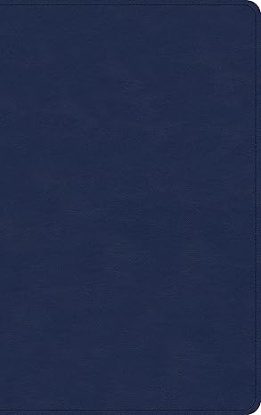 KJV Single-Column Personal Size Bible – Navy LeatherTouch by Holman Bible Publishers