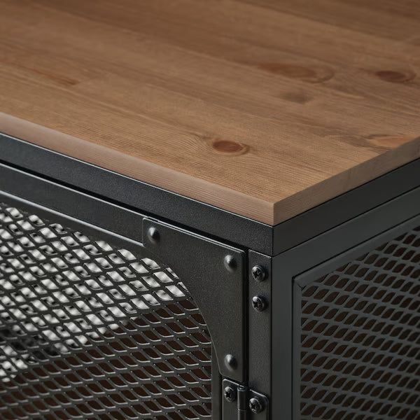 IKEA FJALLBO Desk, black, 140x70 cm (55 1/8x27 1/2 ")