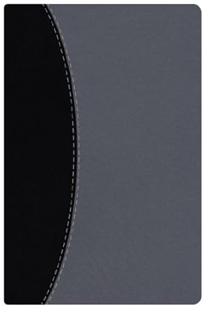 HCSB Ultrathin Reference Bible, Black/Gray Simulated Leather by Holman Bible Staff