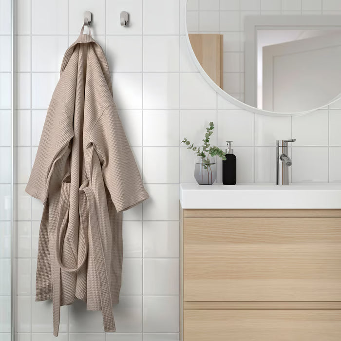 IKEA BJÄLVEN Bath robe, beige, L/XL
