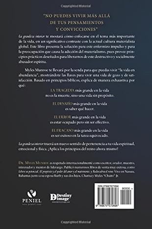 La Grandeza Interior: Redescubriendo la Prioridad de Dios para la Humanidad von Dr. Myles Munroe