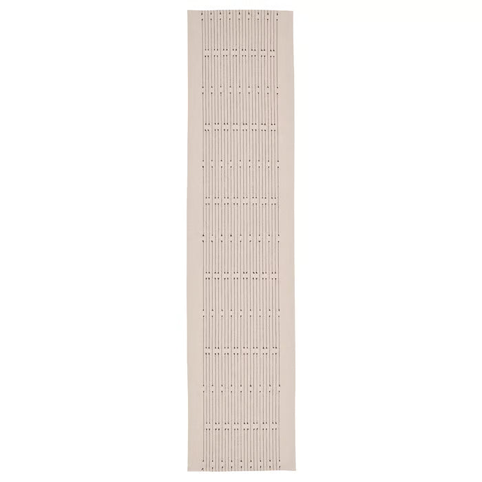 IKEA VARARV Table-runner, dark grey/natural, 35x150 cm (14x59 ")