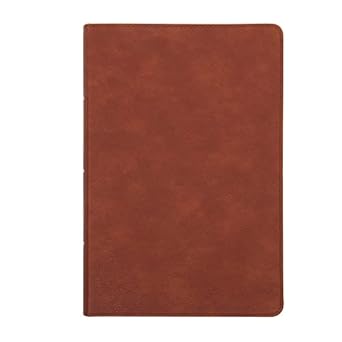 NASB Giant Print Reference Bible, Burnt Sienna LeatherTouch – Large Print by Holman Bible Publishers
