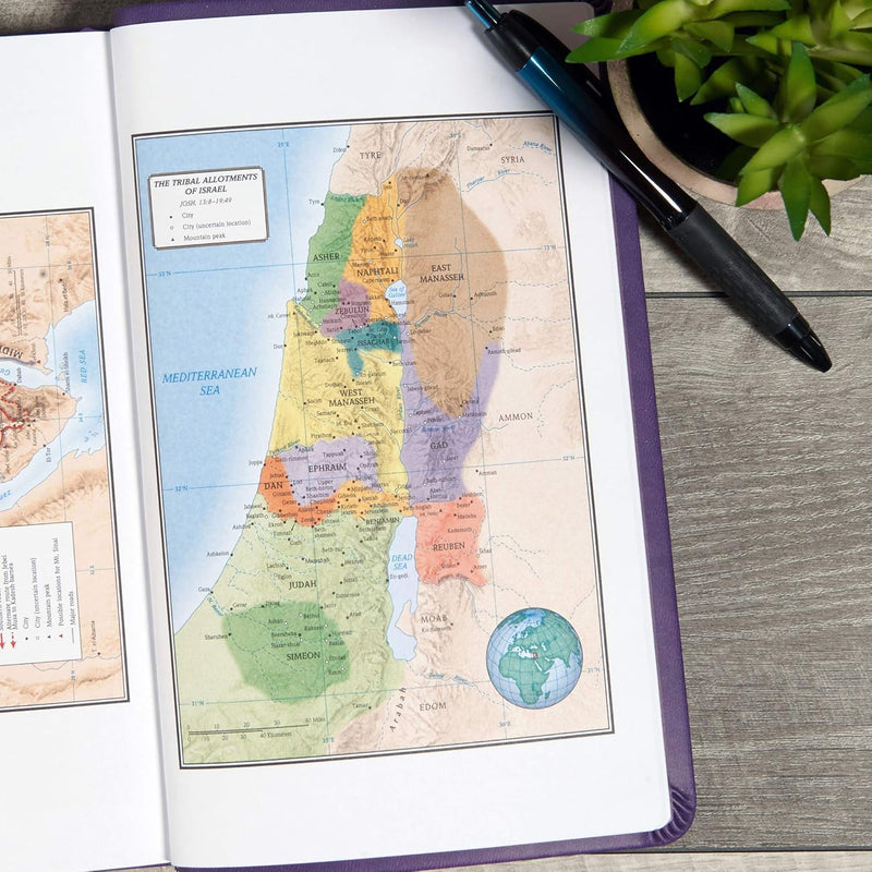 Holy Bible: King James Version, Purple Leathertouch by Holman Bible Publishers