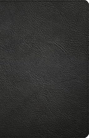 NASB Large Print Personal Size Reference Bible, Black Genuine Leather, Indexed by Holman Bible Publishers