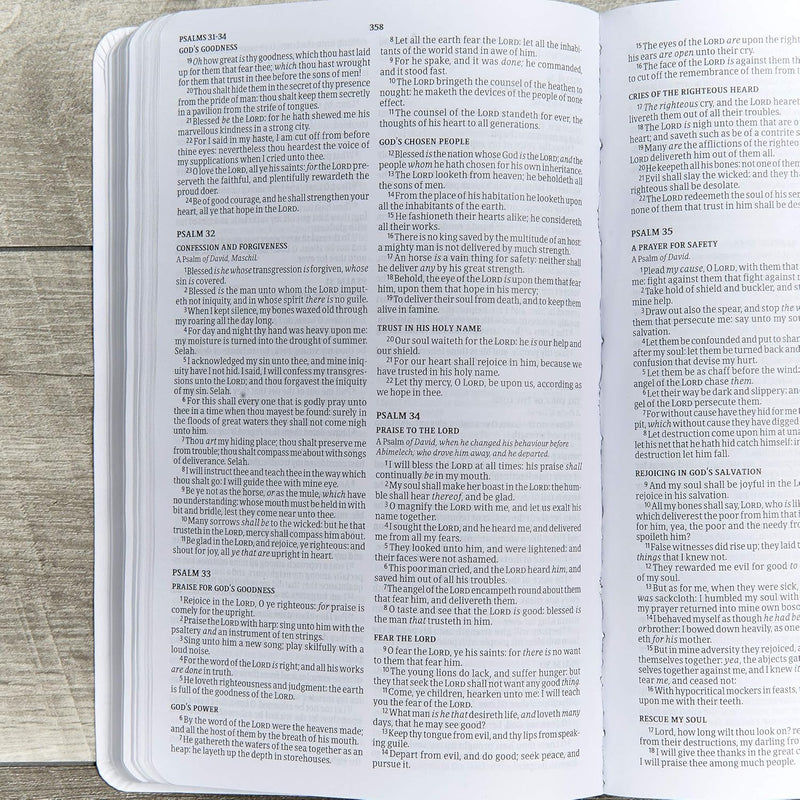 KJV Geschenk- und Preisbibel, weißes Kunstleder von Holman Bible Publishers