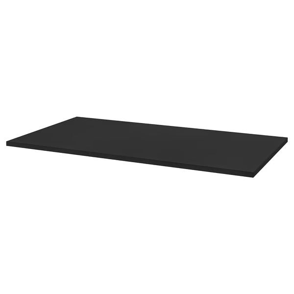 IDASEN Table top, black, 160x80 cm (63x31 1/2 ")