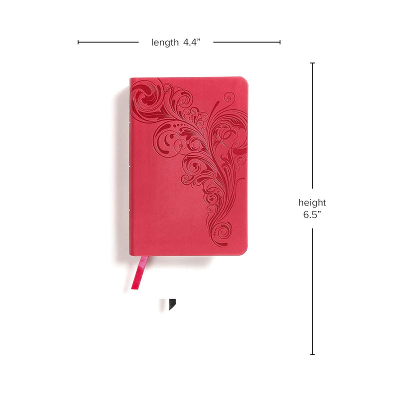 KJV-Referenzbibel in Großdruck, Pink LeatherTouch – Großdruck von Holman Bible Publishers