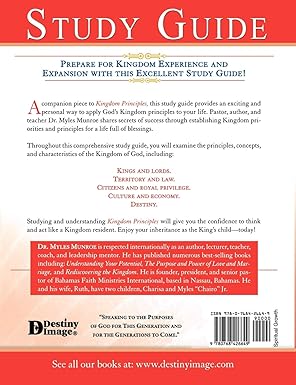 Kingdom Principles: Vorbereitung auf die Erfahrung und Expansion des Königreichs (Studienführer) von Dr. Myles Munroe