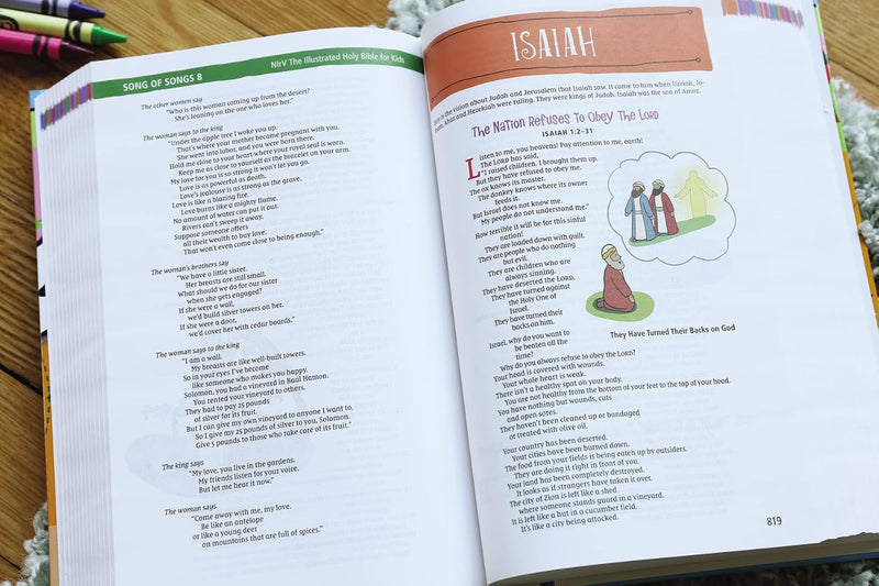 NIrV The Illustrated Holy Bible for Kids by Zonderkidz