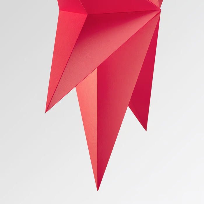 IKEA STRALA Lamp shade, red, 70 cm (28 ")