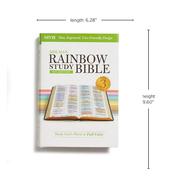 NIV Rainbow Study Bible, Jacketed Hardcover by Holman Bible Staff