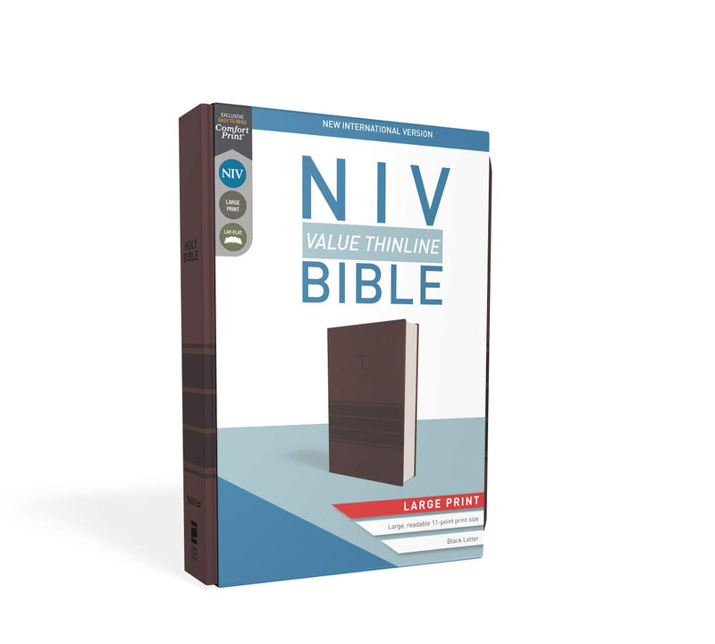 NIV, Value Thinline Bible, Large Print by Zondervan