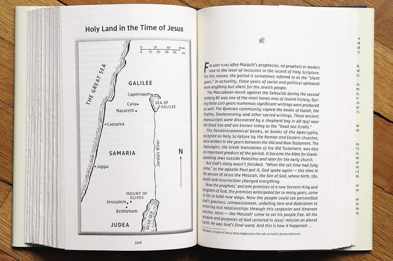 NIV, The Story, Comfort Print: The Bible as One Continuing Story of God and His People by Max Lucado and Randy Frazee (Foreword)