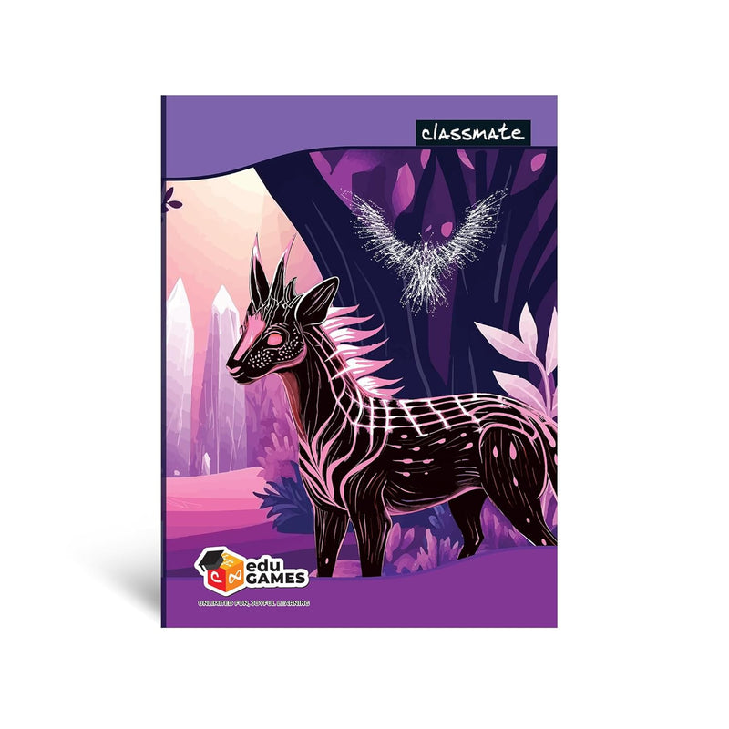 Classmate Longbook - 297 X 210 mm, 384 Pages, Single line,Pack of 4 Visit the Classmate Store