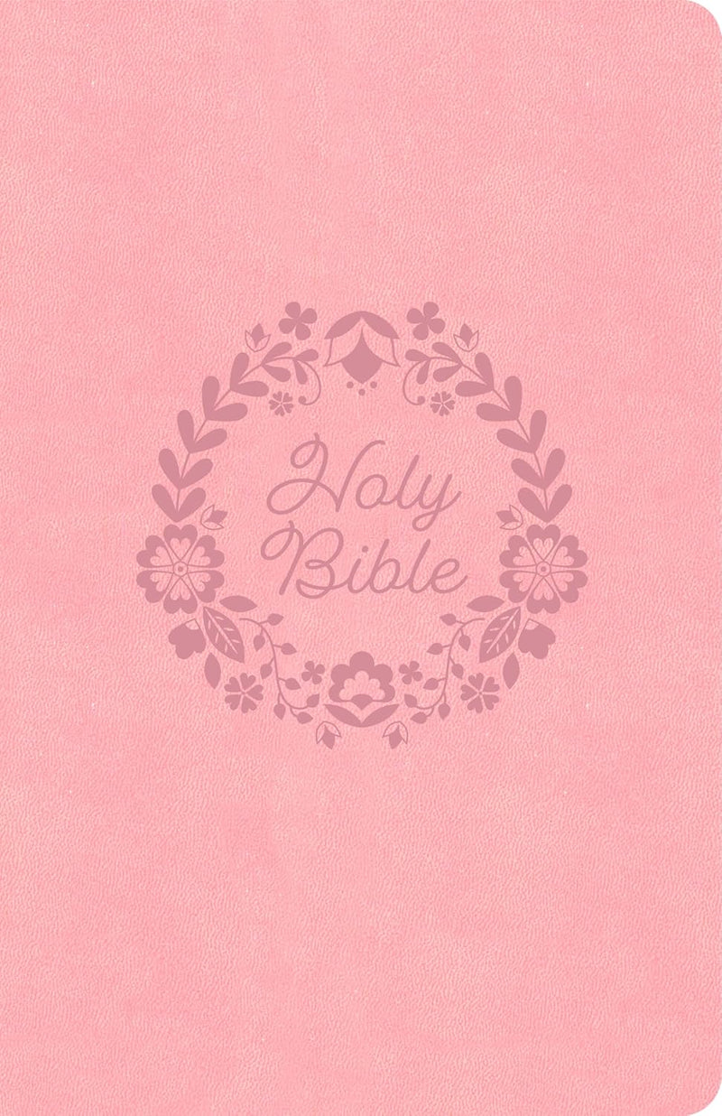 KJV Thinline Bible, Value Edition, Soft Pink Leather Touch von Holman Bible Publishers
