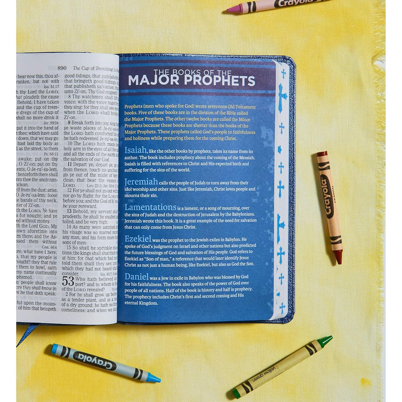 KJV Kids Bible, Royal Blue LeatherTouch by Holman Bible Staff