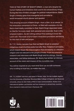 Bakht Singh of India  by Koshy T. E.