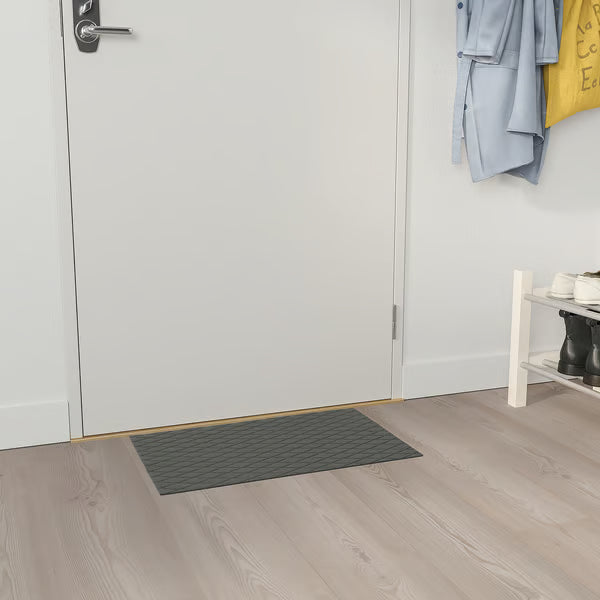 IKEA OSTERILD Door mat, indoor, dark grey, 40x60 cm (1 ' 4 "x2 ' 0 ")
