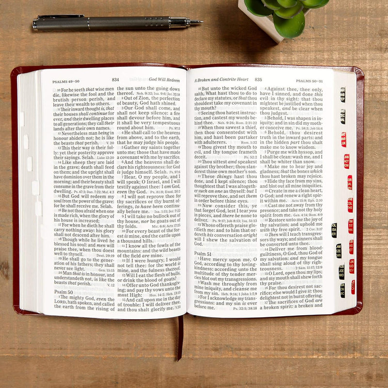 Holy Bible: King James Version, Large Print, Personal Size Reference Bible by Holman Bible Publishers