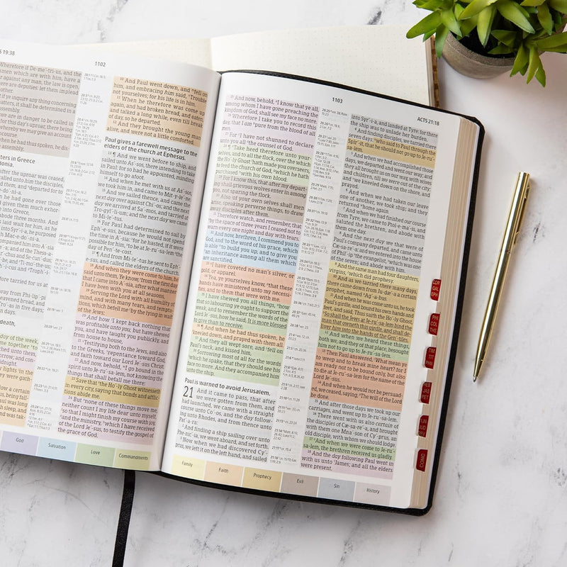 Holy Bible: King James Version, Rainbow Study Bible by Holman Bible Publishers