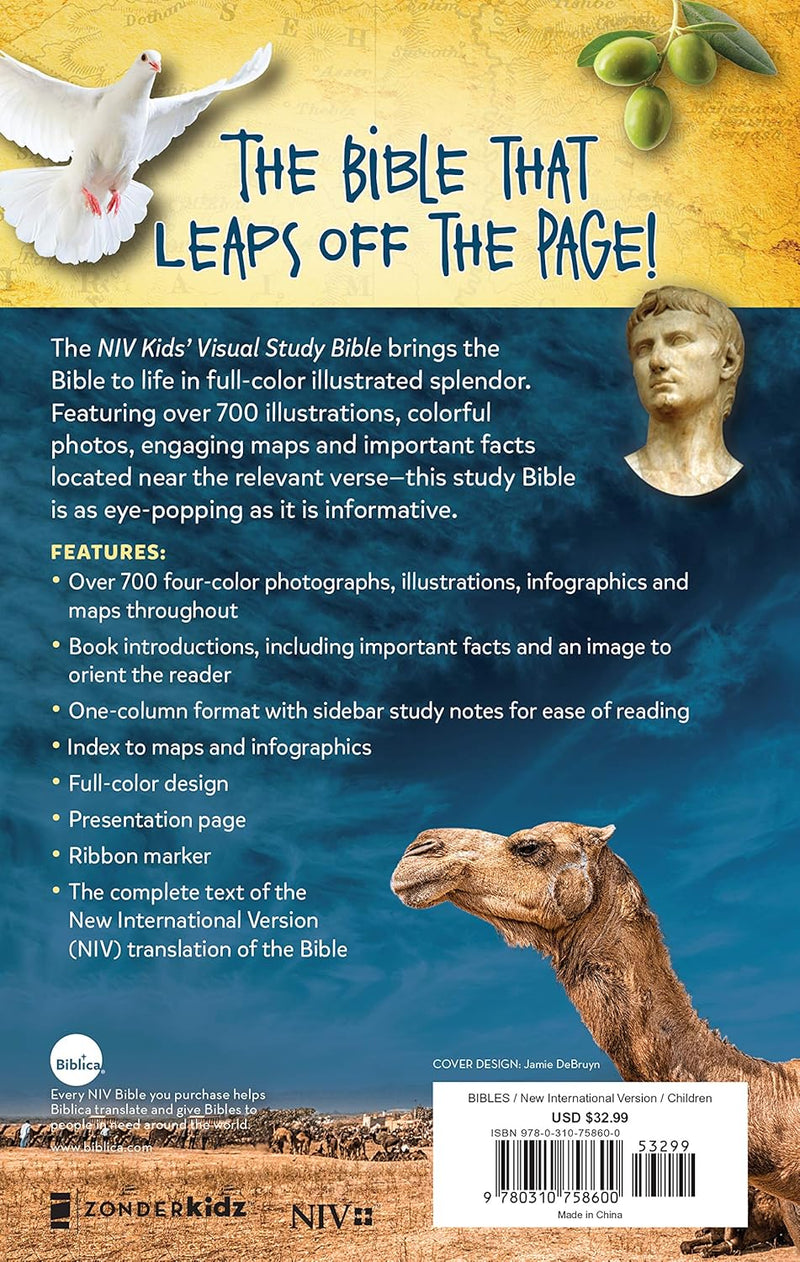 NIV Kids' Visual Study Bible, Full Color Interior by Zondervan Publishing House