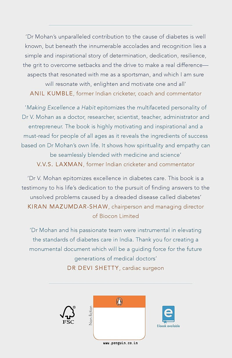 MAKING EXCELLENCE A HABIT BY Dr. V. Mohan