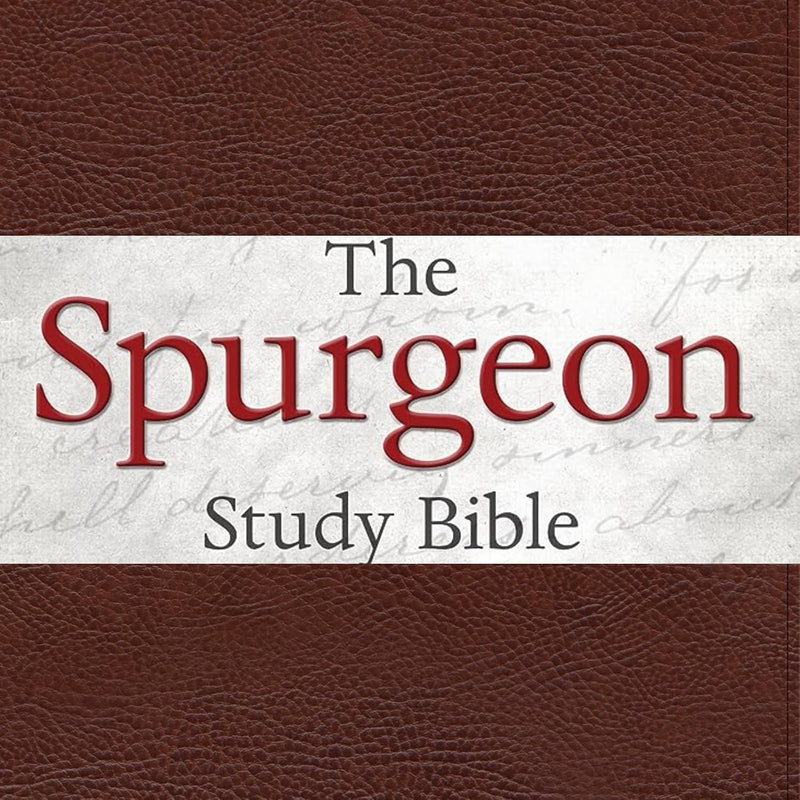 KJV Spurgeon Study Bible, Brown Bonded Leather by Alistair Begg