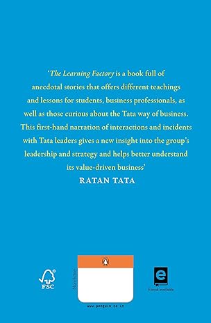 The Learning Factory: How the Leaders of Tata Became Nation Builders by Arun Maira