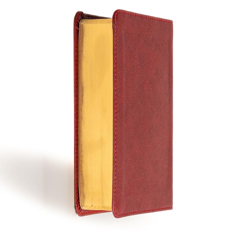 NASB Large Print Compact Reference Bible, Burgundy Leathersoft by Holman Bible Publishers