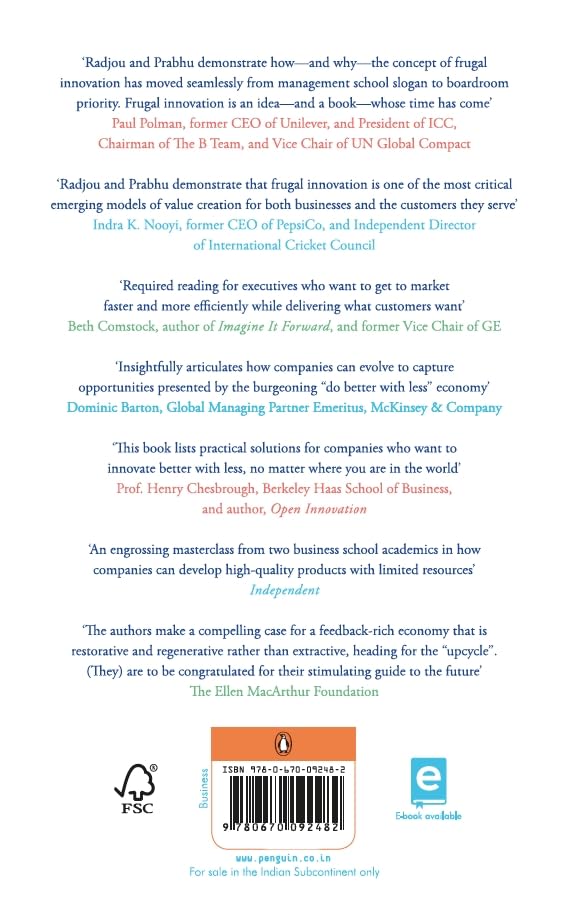 Do Better With Less: Frugal Innovation for Sustainable Growth by Navi Radjou and Jaideep Prabhu