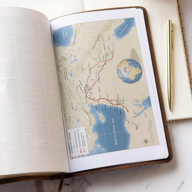 Holy Bible: KJV Thinline Reference Bible – Brown Leathertouch by Holman Bible Publishers