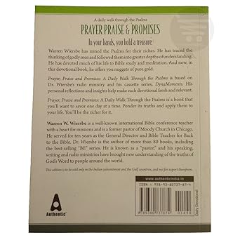 Prayer, Praise &amp; Promises: A Daily Walk Through the Psalms by Warren W. Wiersbe