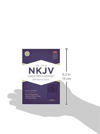 NKJV Large Print Compact Reference Bible by Holman Bible Staff