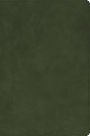 NASB-Großdruck-Thinline-Bibel, Holman Handcrafted Collection, marmoriertes olivfarbenes Premium-Kalbsleder von Holman Bible Publishers