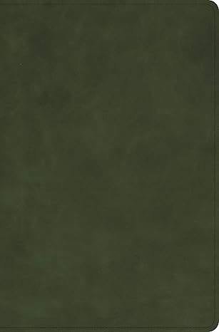 KJV-Bibel mit Riesendruck, Holman Handcrafted Collection, marmoriertes olivfarbenes Premium-Kalbsleder von Holman Bible Publishers