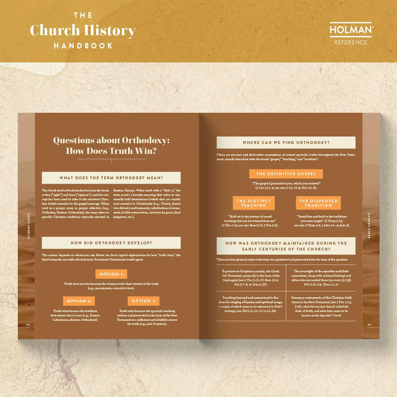 The Church History Handbook by Holman Bible Publishers