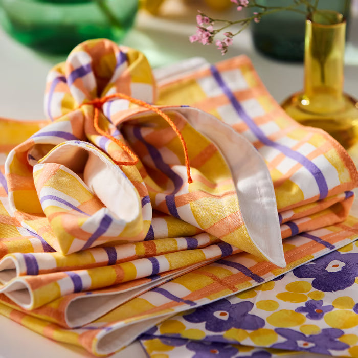 IKEA PILLERSTARR Place mat, patterned/multicolour, 45x35 cm (18x14 ")