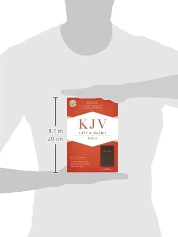 KJV Gift &amp; Award Bible, Brown Imitation Leather by Holman Bible Staff