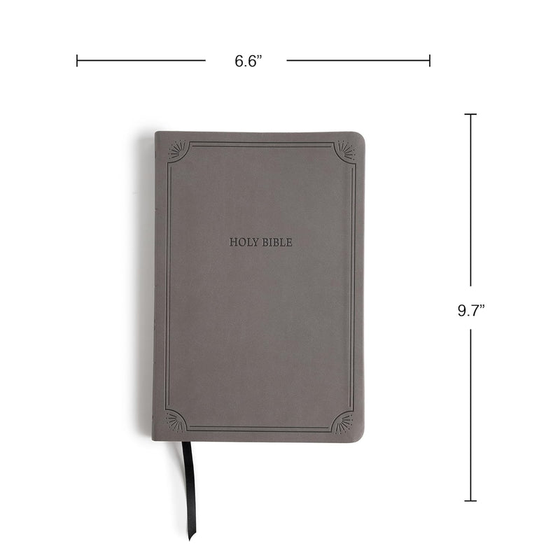 NASB-Großdruck-Thinline-Bibel, Value Edition, Charcoal Leathertouch von Holman Bible Publishers