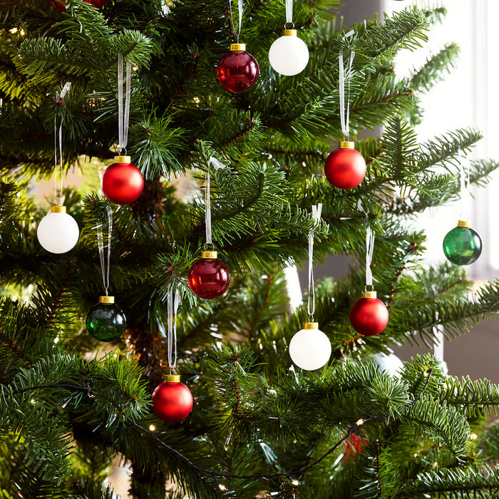 IKEA VINTERFINT Tree ornament, bauble glass/mixed colours, 3.5 cm (1 ½ ")