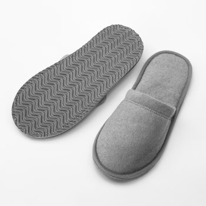 IKEA TASJON Slippers, grey, L/XL